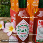 Sauce TABASCO CHILI GARLIC PEPPER mellow heat & savoury flavour 60ml